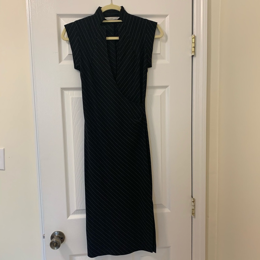 Black DVF Diane von Furstenberg Wrap Dress